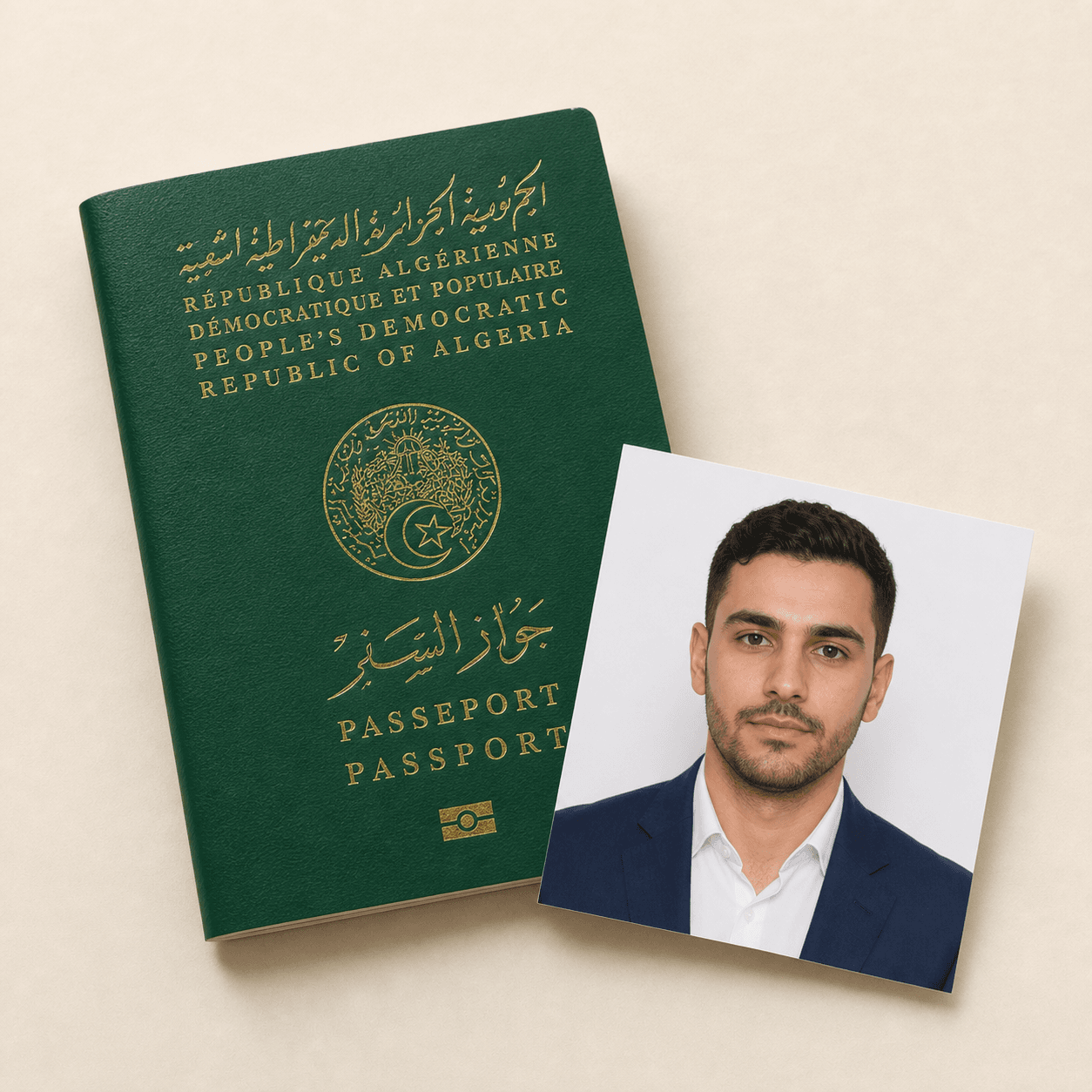 Algeria Passport photo product preview