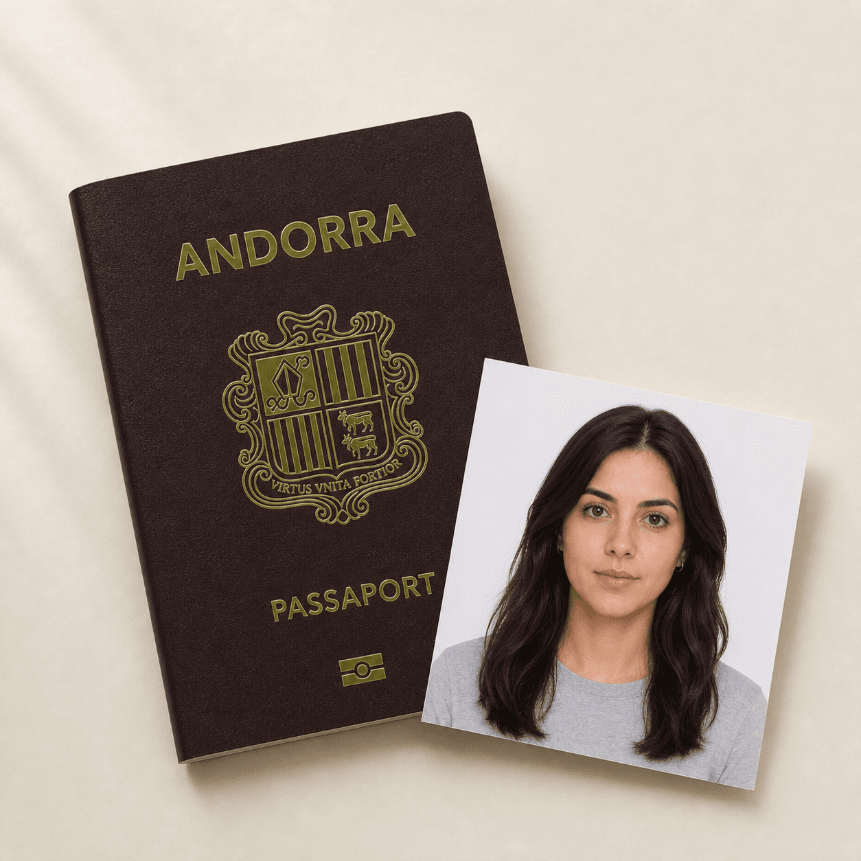 Andorra Passport photo product preview